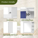 Wall Mount 2 In 1 Mirror Cabinet With Adjustable Shelf, Soft-Closing Hinges by HouseOfZazla