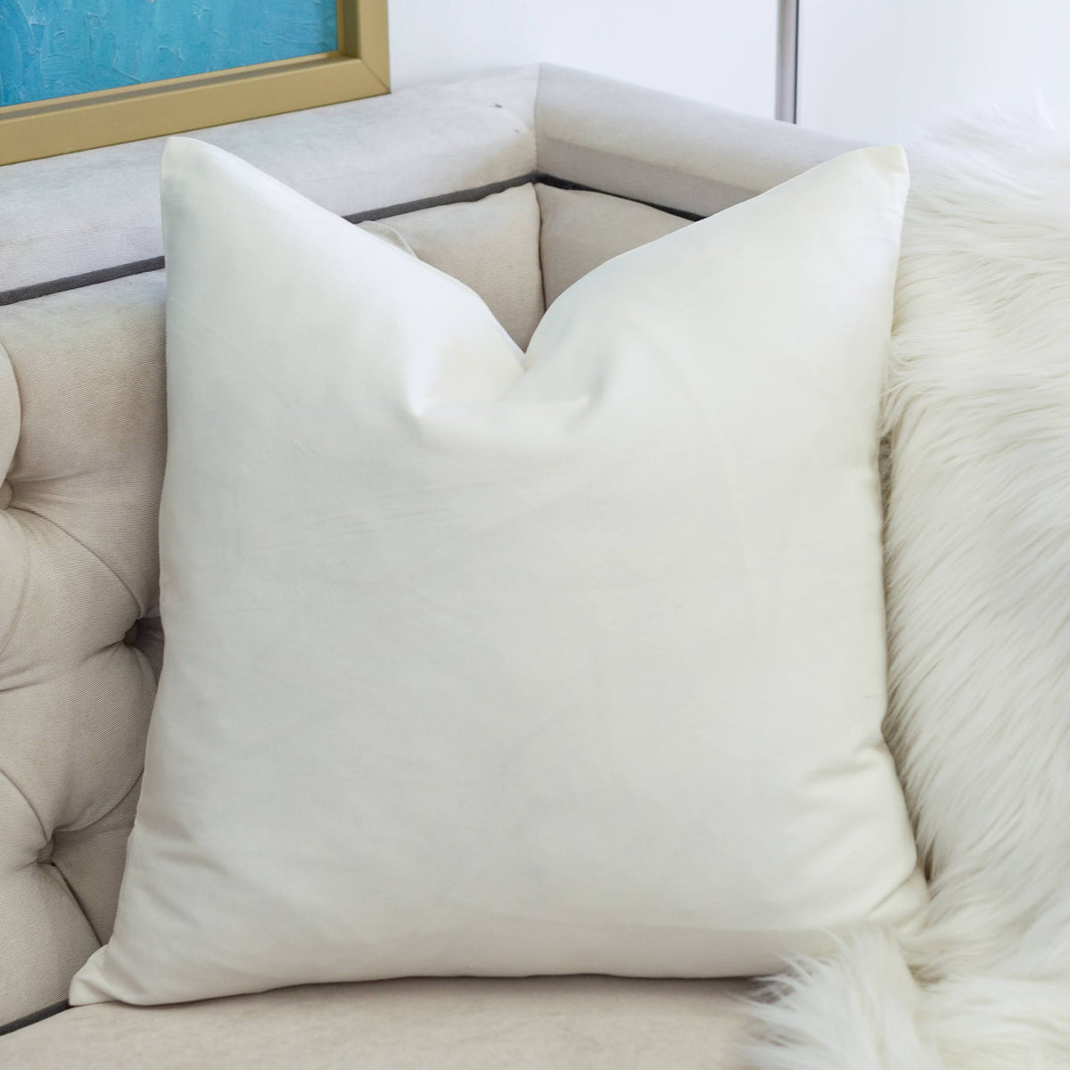 Let It Snow Christmas Throw Pillow, photo 5 of 10
