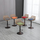 Modern Swivel Bar Stools Adjustable Counter Chairs With Footrest (Set of 2) by HouseOfZazla