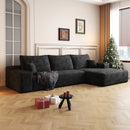 107" Cloud Sectional Couch with L-Shape Chaise