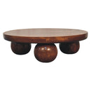 Central Ball Table - Chestnut by Unique Piece Furniture