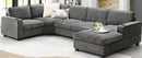 117.5" U-Shaped Sectional Sofa