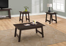 Table Set, Coffee, End, Side, Accent, Living Room Transitional (Set of 3) by HouseOfZazla