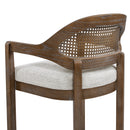 Americana Mid-Century Modern 26" Cane Back Counter Stool by HouseOfZazla