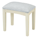 Multi Functional 2 In 1 Vanity Desk With Flip Top Mirror Material - White Oak by HouseOfZazla