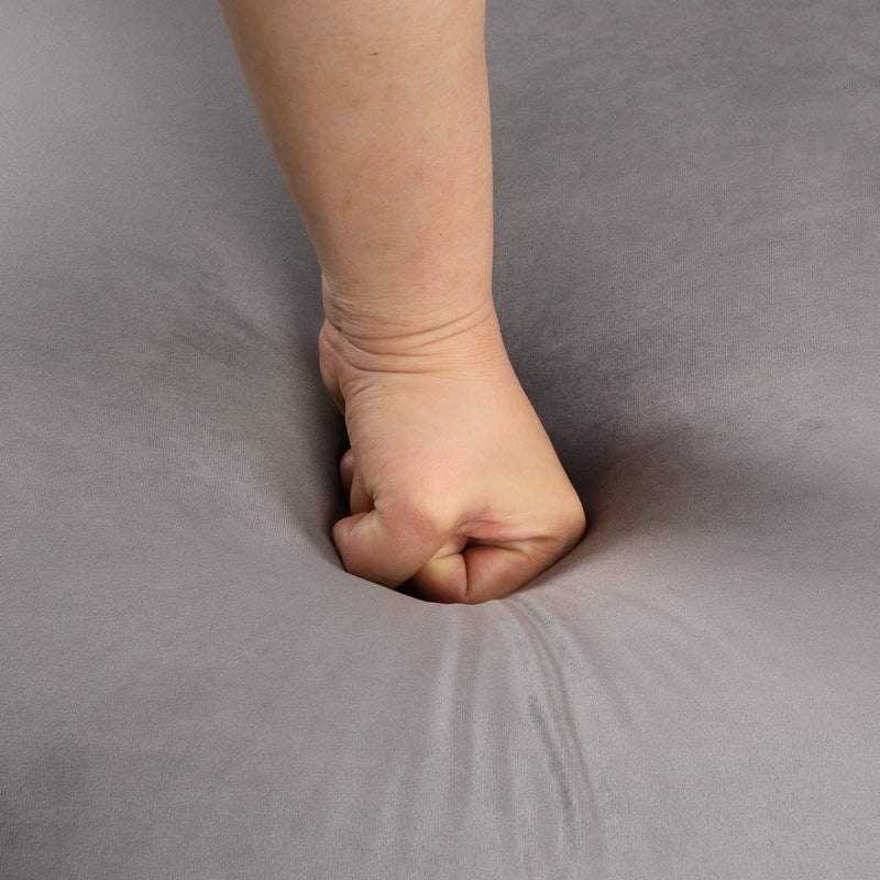 40.5" Velvet Upholstered Accent Sofa, Modern Single Sofa Chair with Button Tufted Back, Modern Single Couch for Living Room, Bedroom, or Small Space, Gray