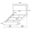 Jeremiah - LED Panel Bed With Touch Controlled Lighting
