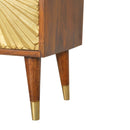 Manila - Nightstand - Brown / Gold by Unique Piece Furniture