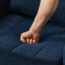 Upholstered Convertible Sleeper Sofa With 5 Position Backrest, Side Pockets, Storage by HouseOfZazla