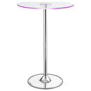 Indra - LED Bistro Table - Chrome