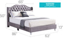 Upholstered Bed Transitional by HouseOfZazla