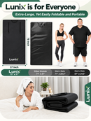 LX17 Portable Infrared Sauna Blanket, Jet Black