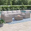 Stylish Sofa Seating Group With Cushions Perfect For Outdoor Gatherings by HouseOfZazla