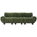 3 Seater Sofa Couch With Curved Armrests by HouseOfZazla