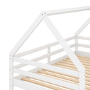 Low Bunk Bed With House Shaped Frame And Ladder by Unique Piece Furniture