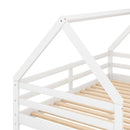 Low Bunk Bed With House Shaped Frame And Ladder by Unique Piece Furniture