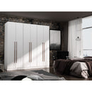Gramercy - Free Standing Wardrobe Closet With Drawers And Shelves by HouseOfZazla