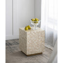 14x14x18" Square Capiz Stool