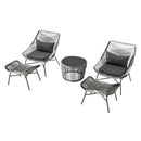 Ashland - 5 Piece Outdoor Conversation Set by HouseOfZazla