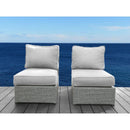 Armless Patio Chair With Cushions by HouseOfZazla