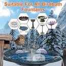 70W Outdoor Bird Bath Heater Winter Deicer with Thermostat, Auto Shutoff & Waterproof Design by GBruno Store