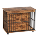 Large Wooden Dog Crate Furniture