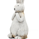 7.5x7x20" Textured Bunny Figurine