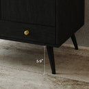 Contemporary Free-standing Bathroom Vanity with Faux Marble Top & Ceramic Sink by HouseOfZazla