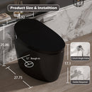 Smart Toilet with Bidet Built-In, Heated Seat, and Advanced Features by HouseOfZazla
