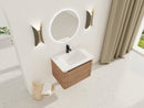 28'' Wall-Mounted Bathroom Vanity with Ceramic Sink by HouseOfZazla