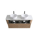 Erba 60 Inch Bathroom Vanity with Sink in Honey
