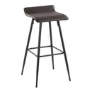 Ale - Contemporary Fixed-Height Bar Stool (Set of 2) by HouseOfZazla