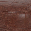 Connor - Handcrafted Round Pouf by HouseOfZazla