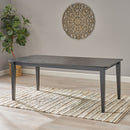 Farmhouse Charm Dining Table With Square Leg