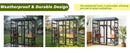 62.6" Solid Wood Pet Enclosure