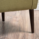 Contemporary Upholstered Club Chair With Button Tufting