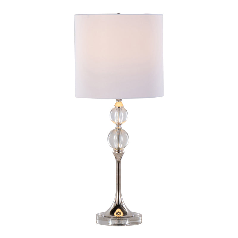 26" Contemporary Crystal Table Lamp, photo 4 of 8