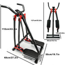 Air Walking Elliptical Machine - Foldable Cardio Cross Trainer by HouseOfZazla