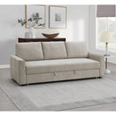 Leira - Linen Pull Out Sleeper Sofa - Beige by Unique Piece Furniture