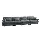 Super Comfort Oversized Modular Sectional Sofa, Deep Seat Convertible L Shaped Couch by Unique Piece Furniture