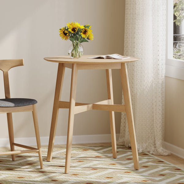 Wood Counter Height Round Dining Table, photo 2 of 7