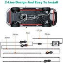 Waterproof RGB Underglow LED Strip for Car Exterior Lighting