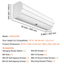 36" Commercial Indoor Air Curtain Super Power 2 Speeds 900CFM by HouseOfZazla