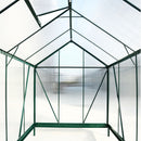 Polycarbonate house, Heavy Duty Outdoor Aluminum Walk-In House Kit With Rain Gutter, Vent And Door For Backyard Garden by HouseOfZazla