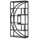5 Tier Etagere Bookshelf With 8 Open Shelves Organizer For Living Room by HouseOfZazla