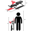 Kids Snow Sand Grass Sled w/ Steering Wheel and Brakes by LJGDeals