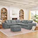 Sectional Sofa With Moveable Ottoman by HouseOfZazla