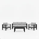 Outdoor Patio Set, All-Weather With Thick Cushions by HouseOfZazla
