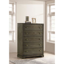 Harbington - 5 Drawer Chest - Chocolate by HouseOfZazla