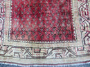 3'7"X 10' Antique Handmade India Oriental Paisley Wool Runner Rug Vegy